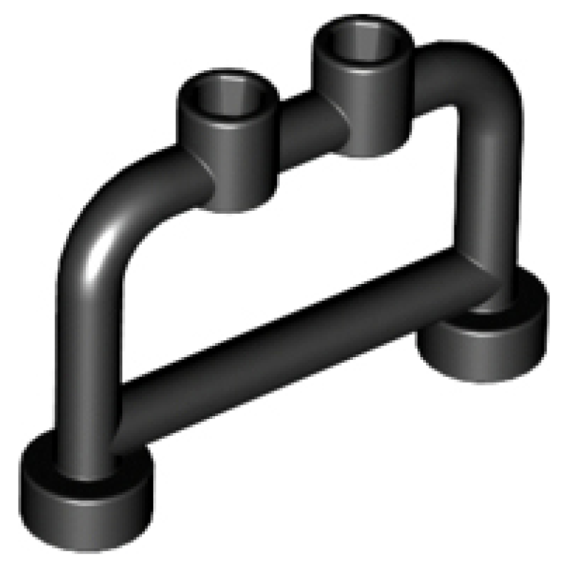 Staaf, Hek 1x4x2 Black